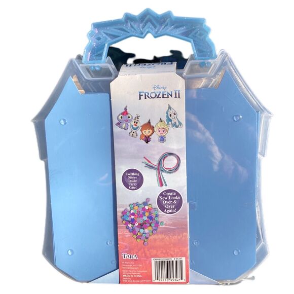 Disney Frozen 2 Jewelry Activity Kit & Castle Carry Case READ Necklace Tara Toys - Picture 2 of 5